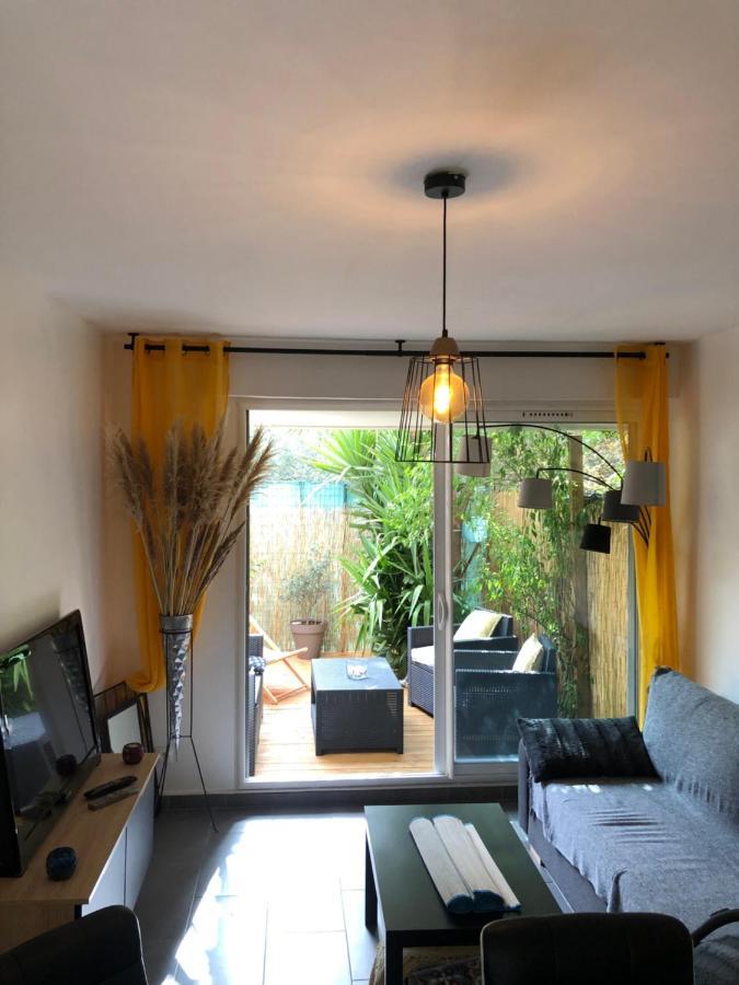 Agreable T2 Traversant Rdc Avec Terrasse + Balcon+ Parking 2 Places มงต์เปอลิเยร์ ภายนอก รูปภาพ